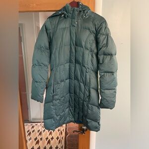 Eddie Bauer goose down parka, women’s size M.